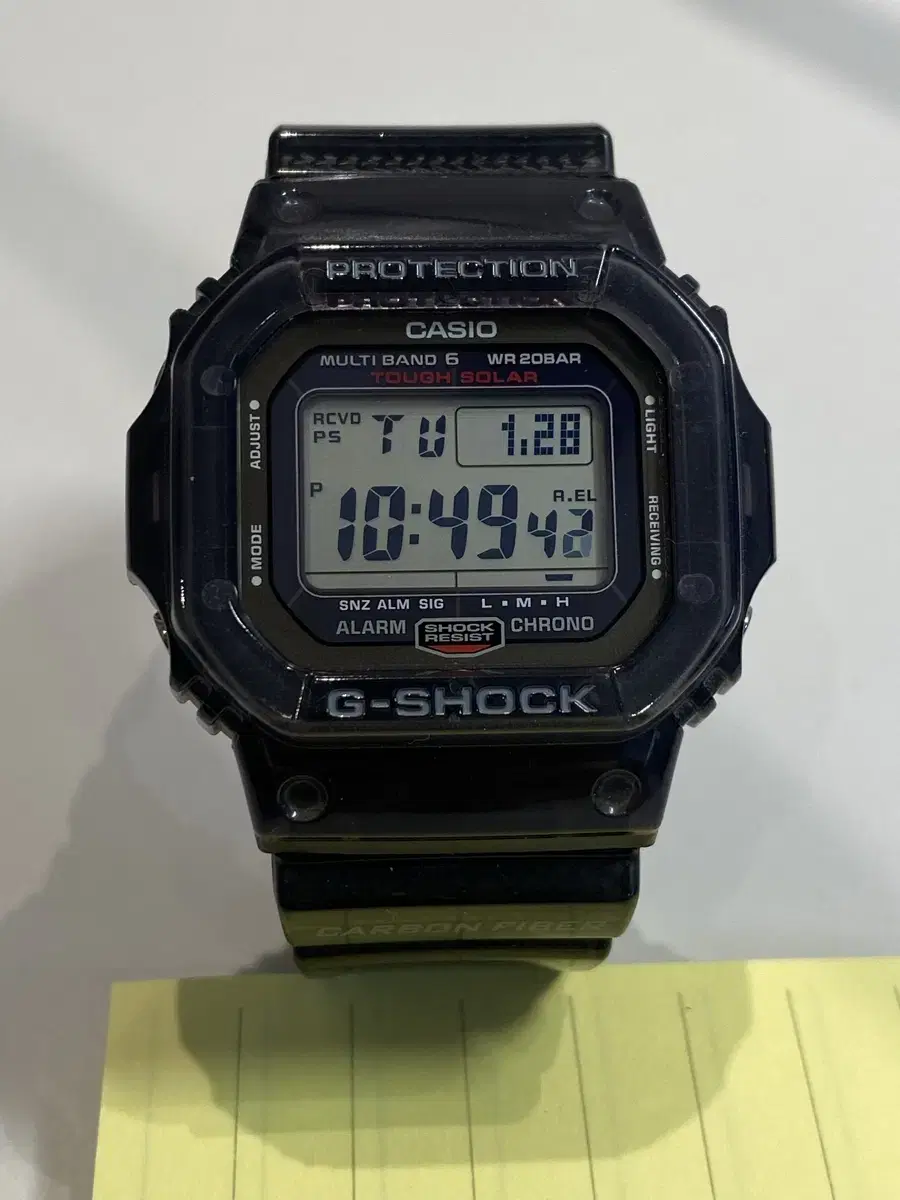 지샥 GW S5600 카본 티타늄 gshock